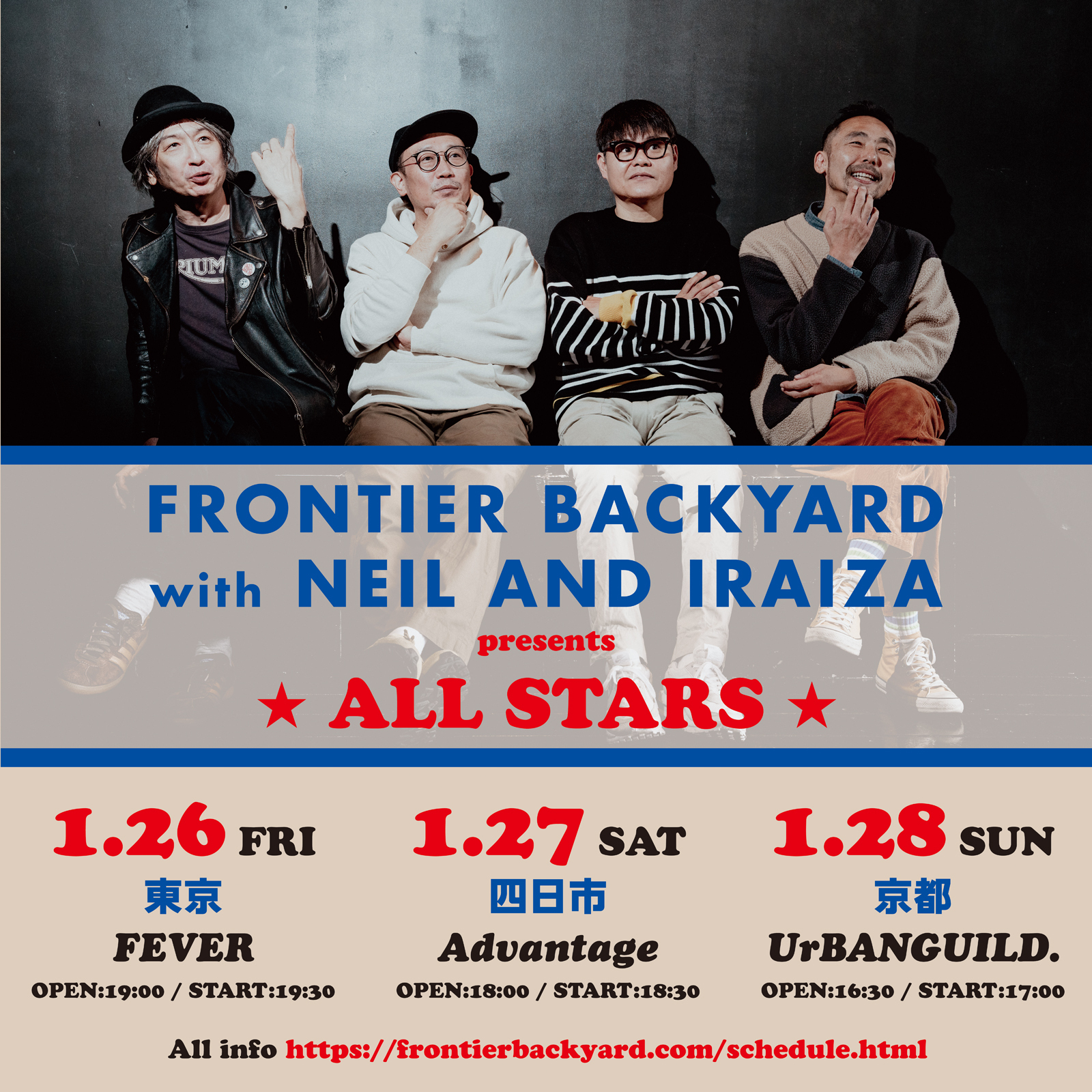 NEWS 2024 年に 20 周年目を迎えるFRONTIER BACKYARDが結成当初の音楽性に多 大な影響を受けたアーティスト