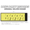 LONG PARTY RECORDS ORIGINAL VELCRO KOOZIE