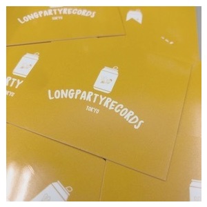 LONG PARTY RECORDS ステッカー（design：俺）