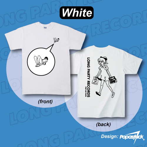 【#SAVETHELPR】POP AS FUCK x LONG PARTY RECORDS COLLABORATION T-SHIRT